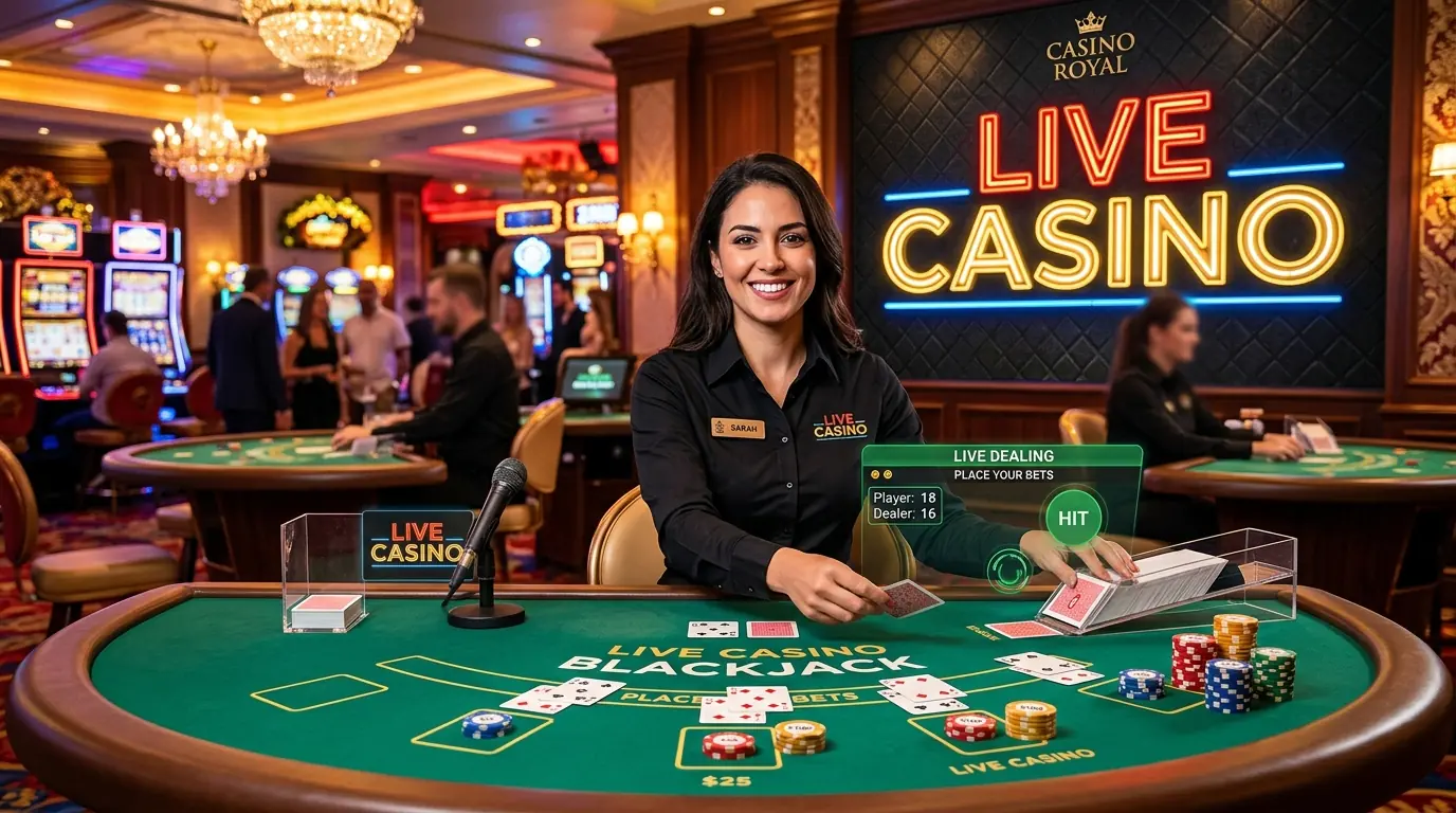 Live casino på Betano casino